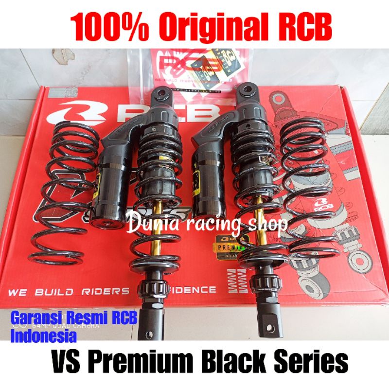 Shock RCB Tabung Nmax old Nmax New Aerox 155 New Aerox Connected Aerox Old PCX ADV 150 XMAX 305MM dan 330MM Shock RCB VS Series MB2 MB2+ Black Series Original RCB