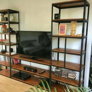 Rak tv besi kayu minimalis Shopee Indonesia
