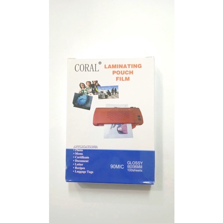 

Laminating KTP Coral 90mic