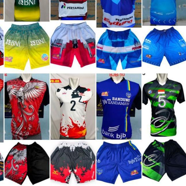 ❇ kaos Jersey setelan Jersey Proliga 1set Jersey volly olahraga volly ball BNI /jpe /BJB / RHN_M SHO