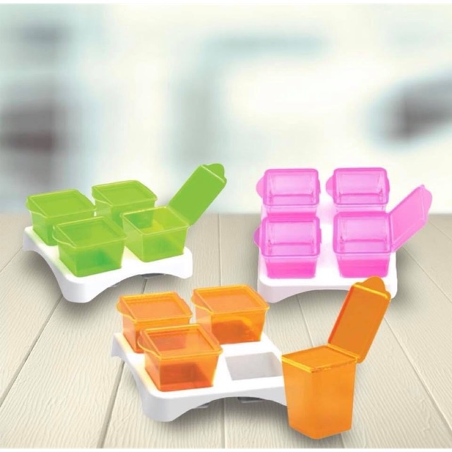 Baby safe ap009 multifood container - kontainer makanan bayi | kotak mpasi