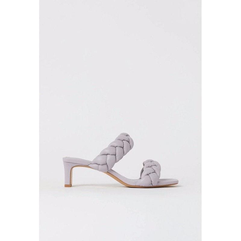 braided slip on heels