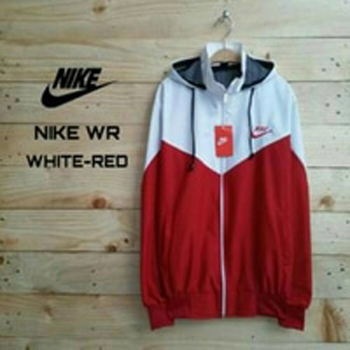 JAKET PRIA NIKE WINDRUNNER PARASUT PUTIH MERAH