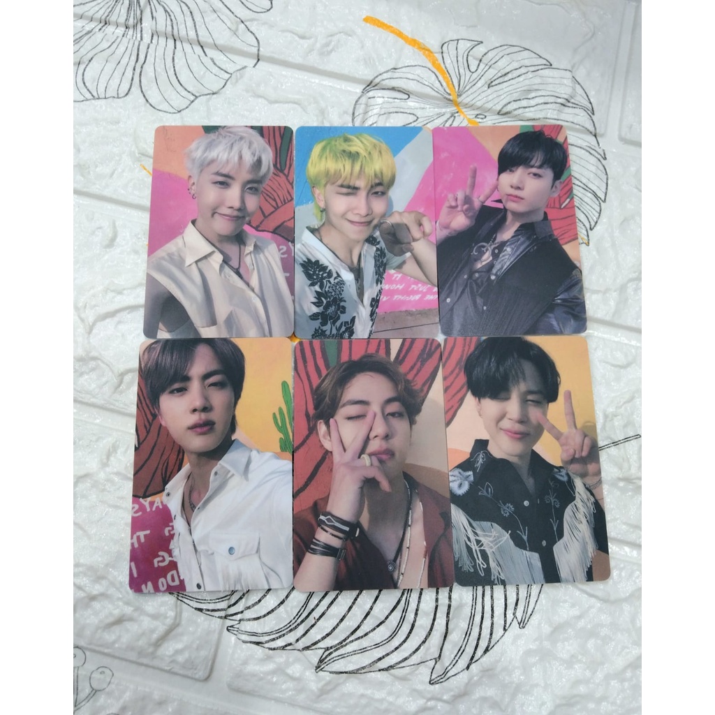 PHOTO CARD OFFICIAL BTS BUTTER LUCKY DRAW SOUNDWAVE