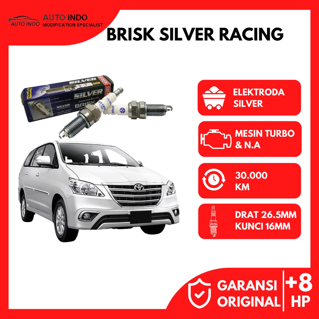 Busi Mobil Racing Toyota Innova Busi Brisk Silver Racing ER15YS Ori