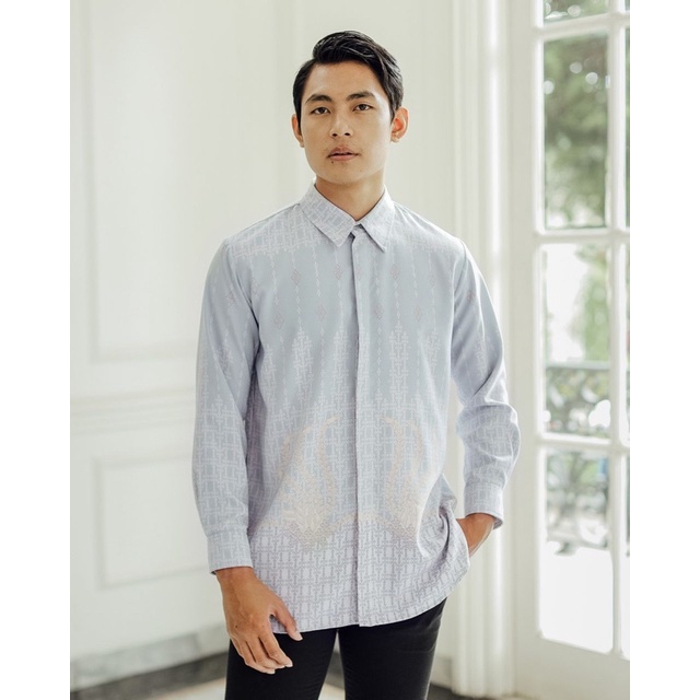 Rayyan Shirt Blue S by Geulis