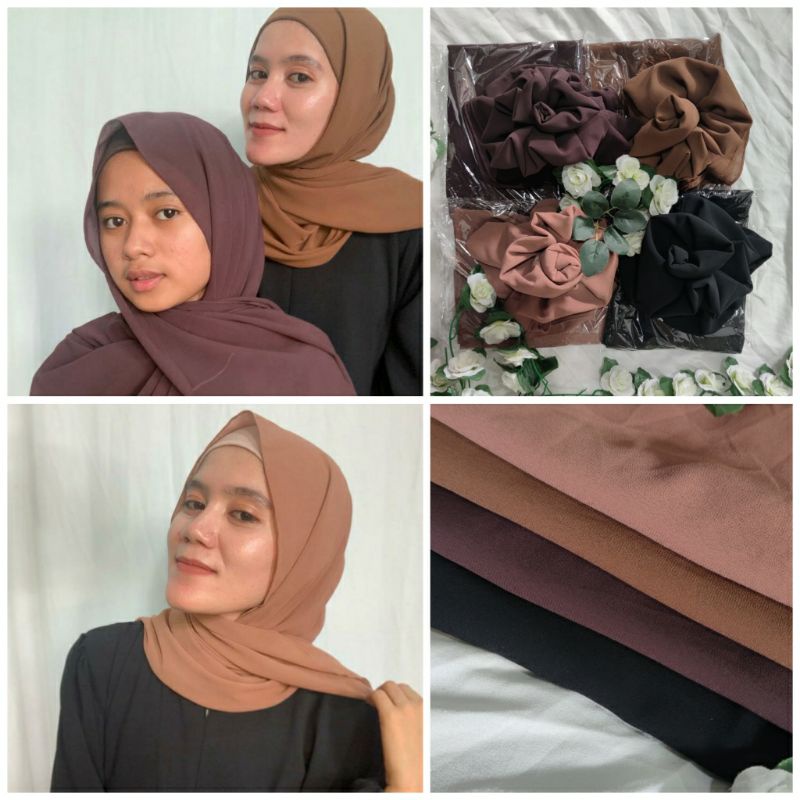 PASHMINA INNER TURKY 2IN 1 CERUTTY ARMANY BABYDOLL PREMIUM TERMURAH BEST SELLER 175X75CM