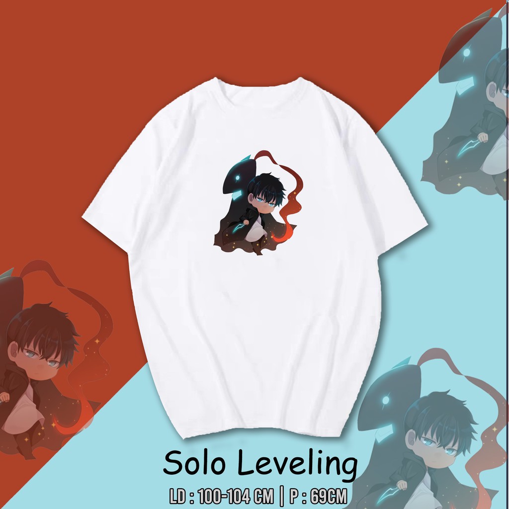 KAOS SOLO LEVELING T-SHIRT SOLO LEVELING TEE SOLO LEVELING OVERSIZED KAOS JUMBO SCYLA.CO KAOS DISTRO
