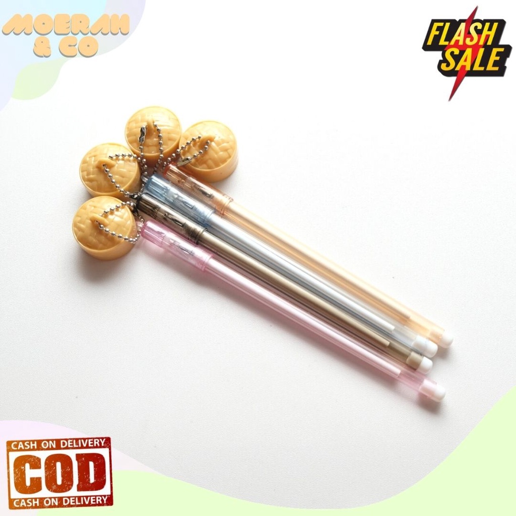 

PULPEN GEL GANTUNGAN PANGSIT DIMSUM BOLPEN LUCU UNIK MURAH PEN ALAT TULIS KANTOR ATK MURAH