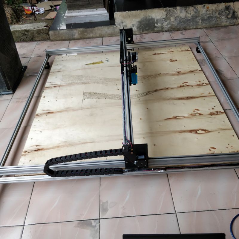 Cnc laser 3500mw upgrade body drag chain kabel rapi dan lainnya bisa custom sesuai keinginan anda