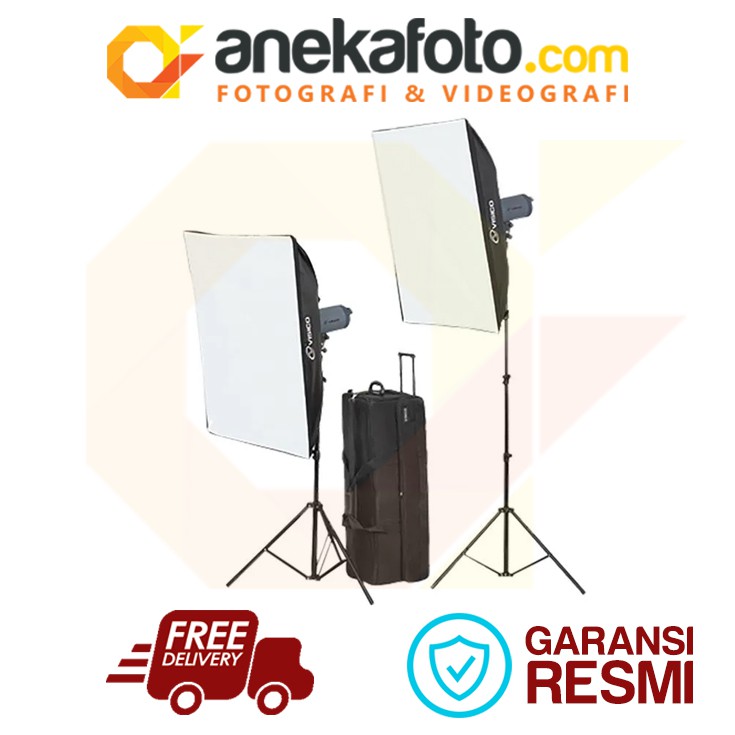 Visico Studio Kit VC 300 HH Softbox 2 Head