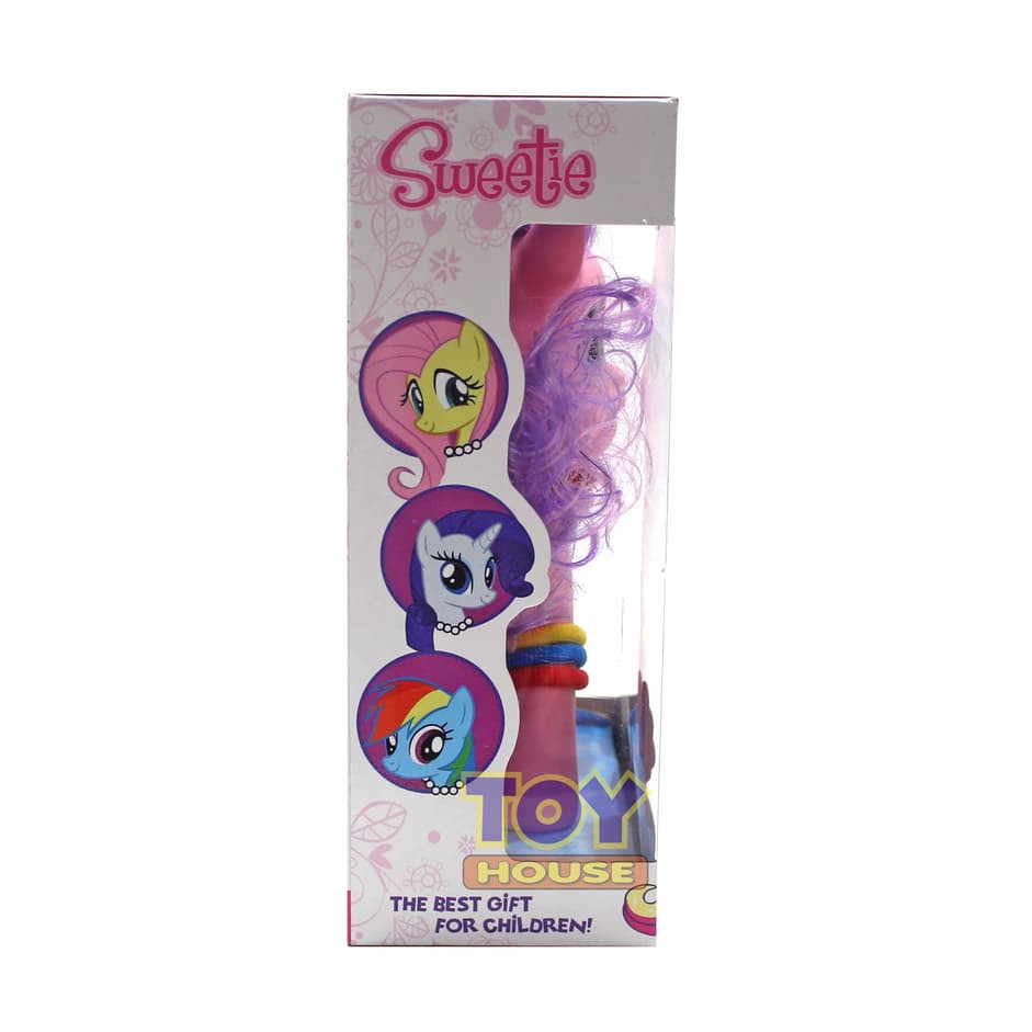 Mainan Anak Figure Little Pony Pretty Horse With Light Sound