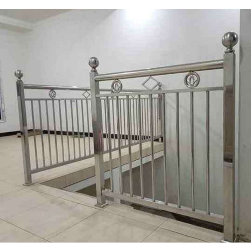 Jual PAGAR TANGGA STAINLESS / RELLING TANGGA STAINLESS | Shopee Indonesia