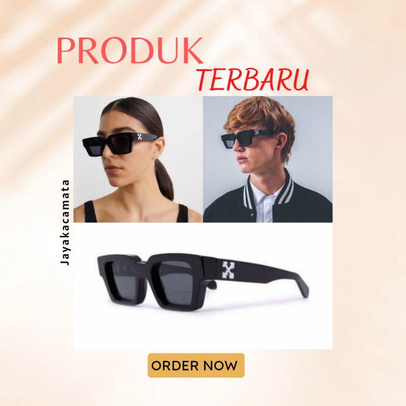 kacamata sunglasses off white
