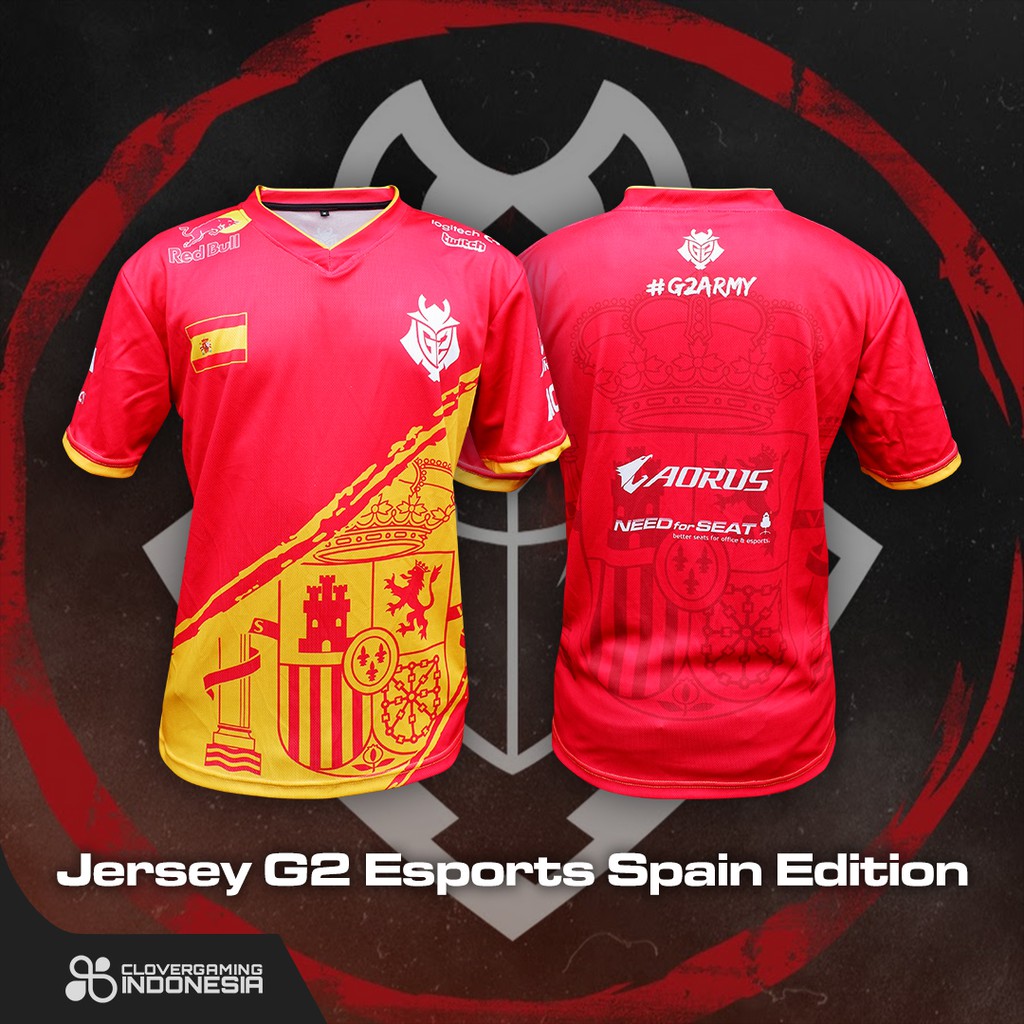 Jersey G2 Esports Spain Edition - Baju Kaos Gaming Esports