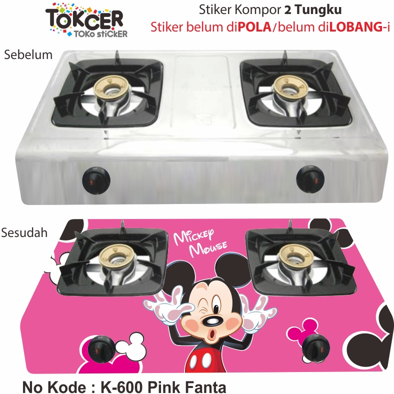 STIKER Kompor 2 Tungku MICKEY MOUSE