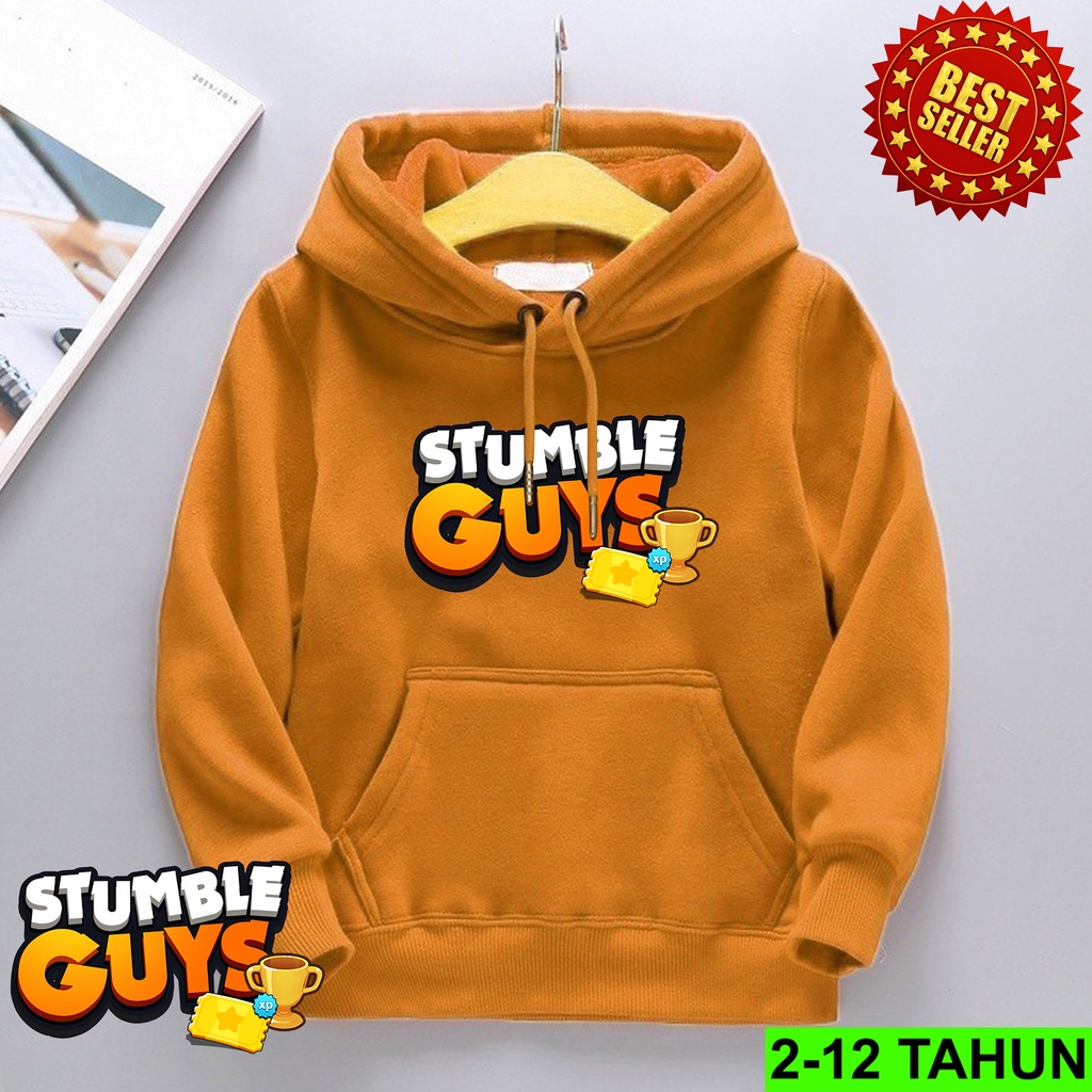 Hoodie Game Stumble Guys Anak Laki Laki Perempuan / Hodie Anak Usia 2 3 4 5 6 7 8 9 10 11 12 Tahun / Jaket Anak Cewek Cowok / Switer Distro Bisa Cod / Suiter Anak Terbaru / Sweeter Anak / Switer STUMBLE GUYS Anak