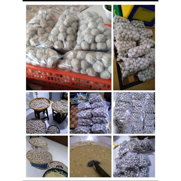 

Baso/Bakso Daging Sapi homade harga isi 50pcs+bumbu