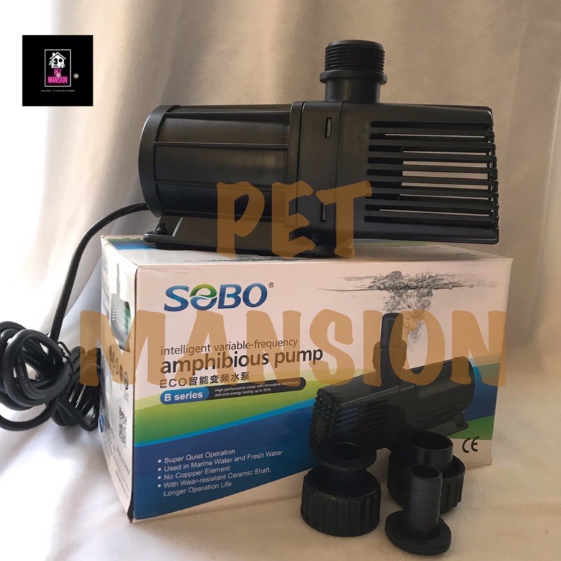 SOBO eco BO8000b amphibious pump mesin celup BO 8000b