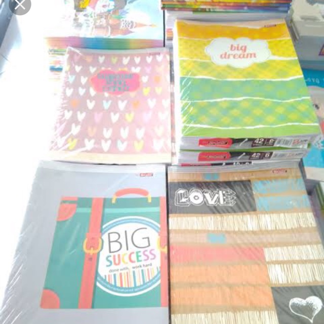 

Buku tulis big boss sidu isi 6 buku 42 lembar