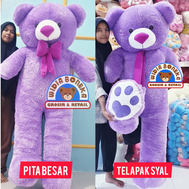 Boneka teddy bear super jumbo ukuran 1,6 meter