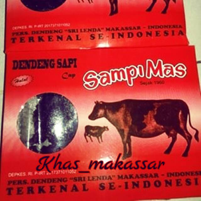 

Dendeng sapi "sampi mas" 100gr.Khas makassar