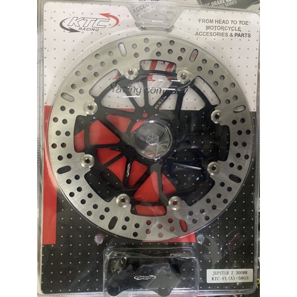 disc ktc racing ori brake - piringan cakram depan jupiter z - F1Zr -RX-King -Jupiter MX old 300mm-Hitam