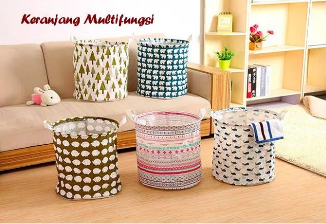 keranjang multifungsi laundry box bisa untuk pakaian dan mainan ok  good quality