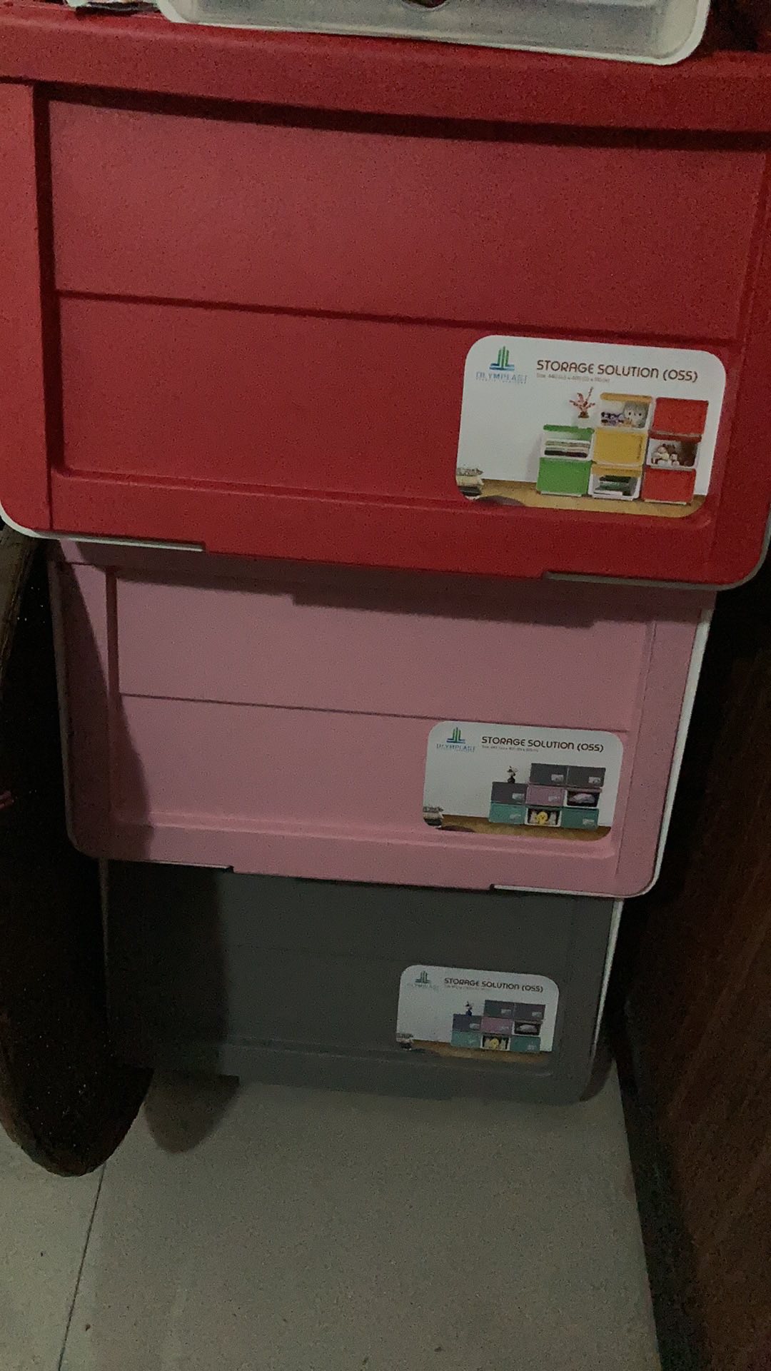 Grab & Gosend Rak Kotak Penyimpanan Olymplast Oss / Olymplast Storage Solution