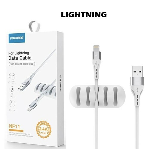 Kabel iphone FOOMEE NF11 Kabel Data Lightning Fast Charging 100CM