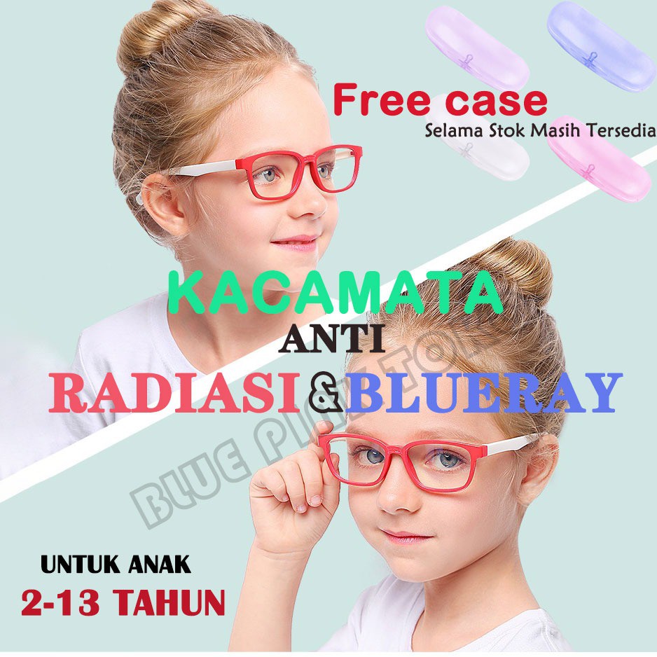 KACAMATA ANAK ANTI RADIASI HP TV / ANTI RADIASI BLUERAY TR90