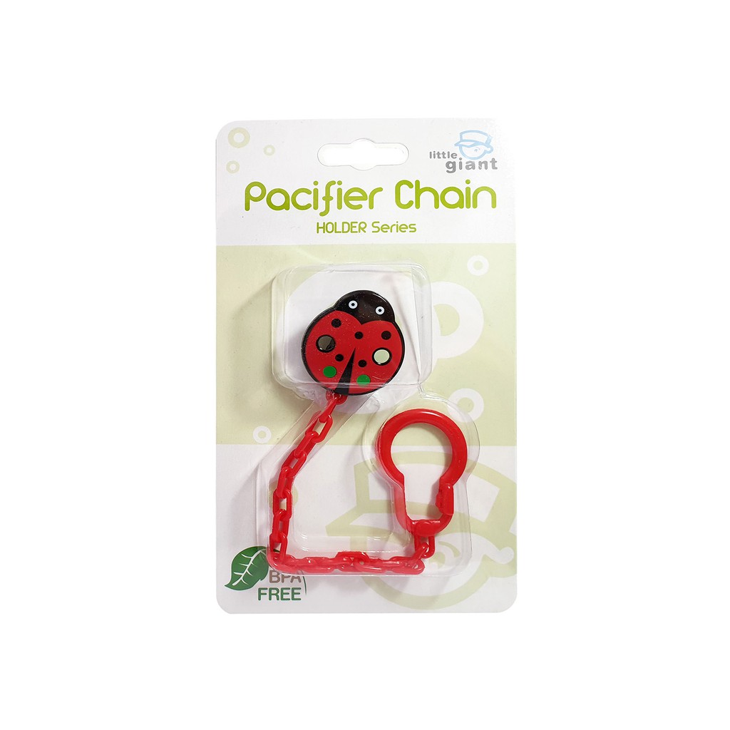 

Little Giant Pacifier Chain Holder Series-Red