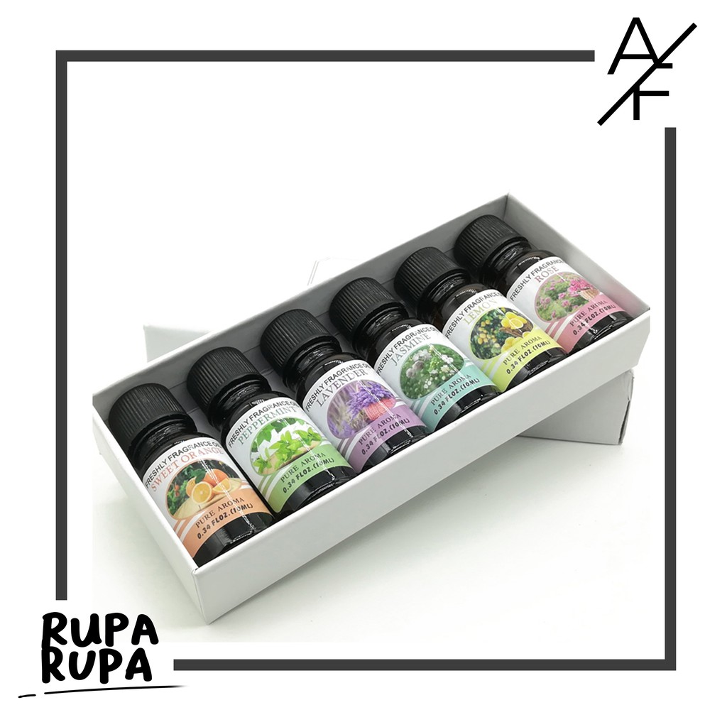 Essential Oil 6 in 1 Pure Aroma Essential Fragrance Oil Aromatherapy 10ml
