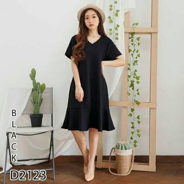 Liana Scuba Dress Bumil Big Size