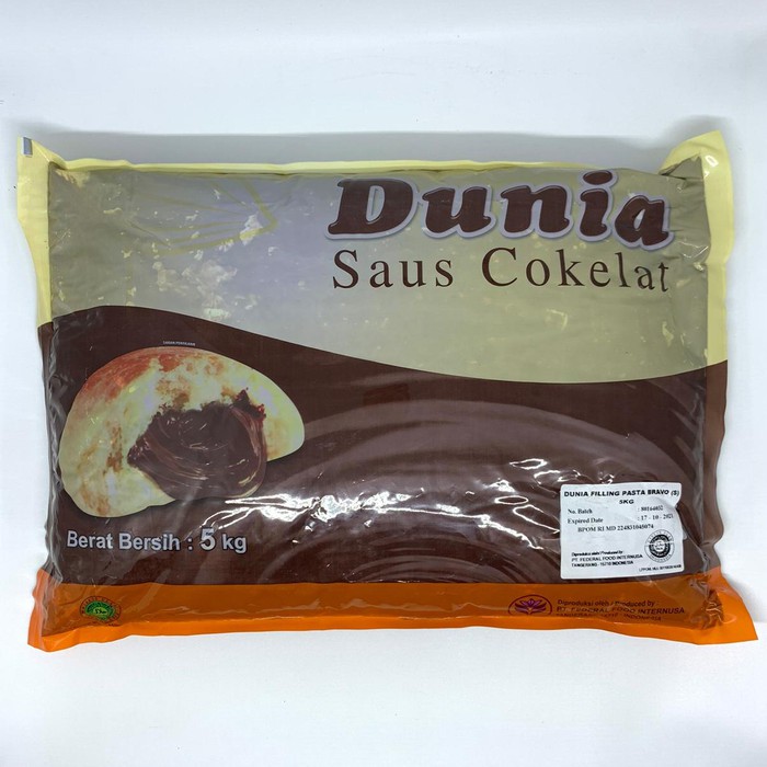 

Selai Coklat Dunia Filling Pasta Repack 500gr