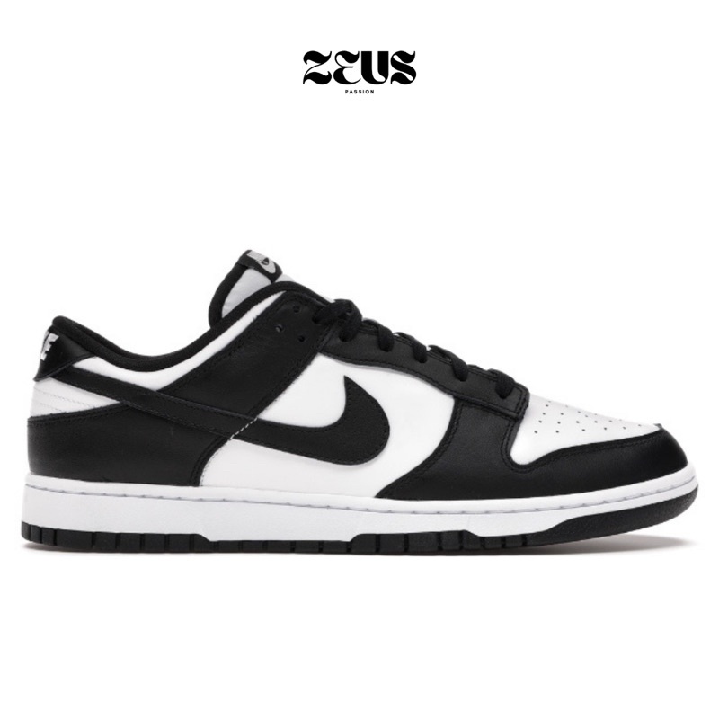 dunk low high black white