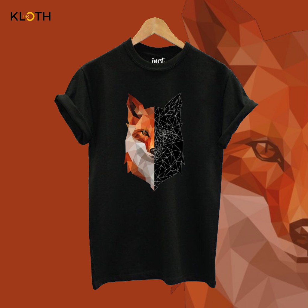 Kaos Hypebeast Geometric Animals Cotton Combed 24s Premium