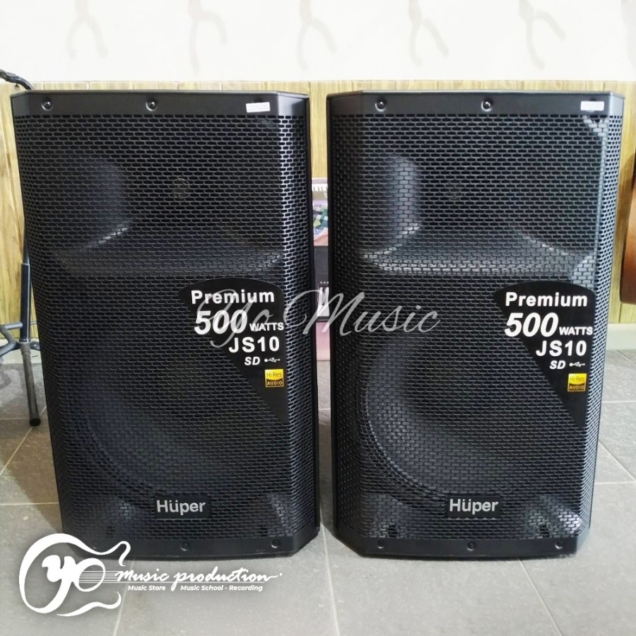 HUPER JS10 JS 10 Speaker 15 Inch Besar Bluetooth SD Card Portable Kuat