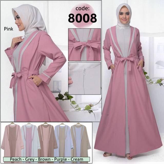Gamis moscrepe premium