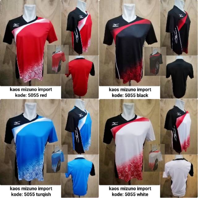 Asli  Baju voli Mizuno 5055 kaos voli volly volley mizuno baju mizuno import