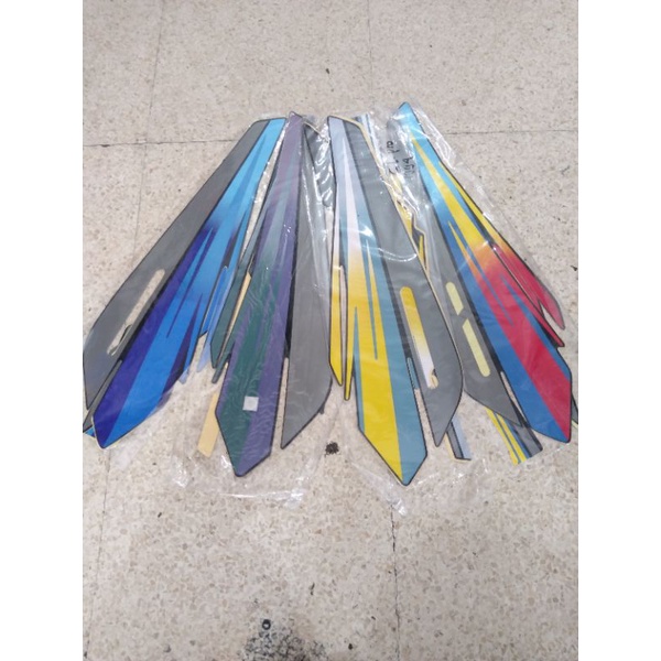 striping GL pro Stiker Lis Striping Standar Ori Honda GL Pro Black engine 1994 Striping Ori GL Pro 9