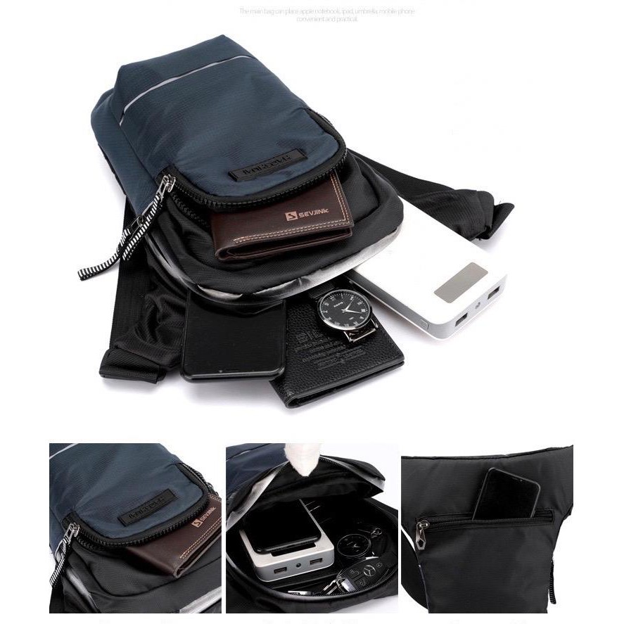 Tas Selempang Pria Multifungsi Tas Paha HS 6600