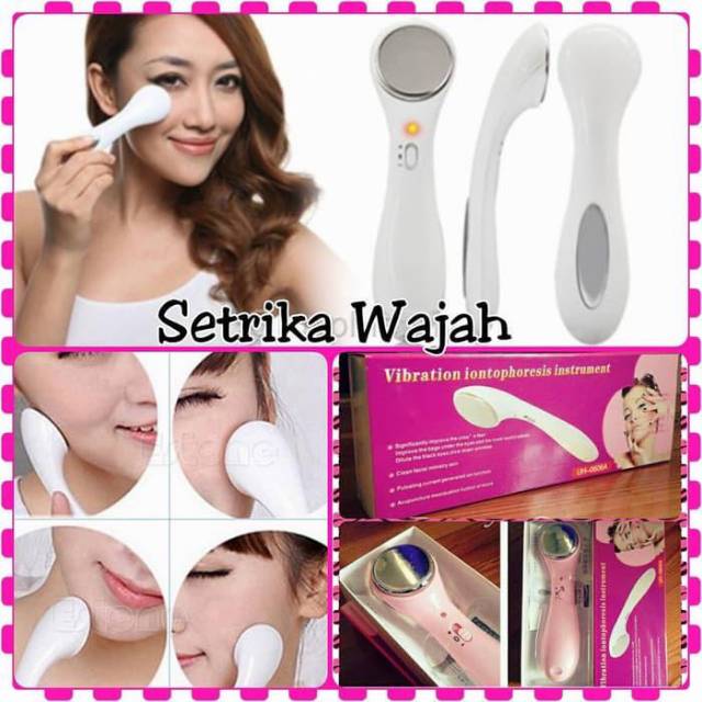 SETRIKA WAJAH ION FACE MASSAGER Skin Care Alat Sterika Muka Wajah