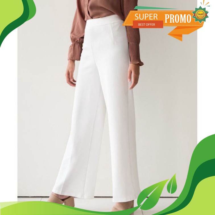 Ahlami- Cullote Pants Celana Kulot Scuba Premium Scuba Kulit Jeruk
