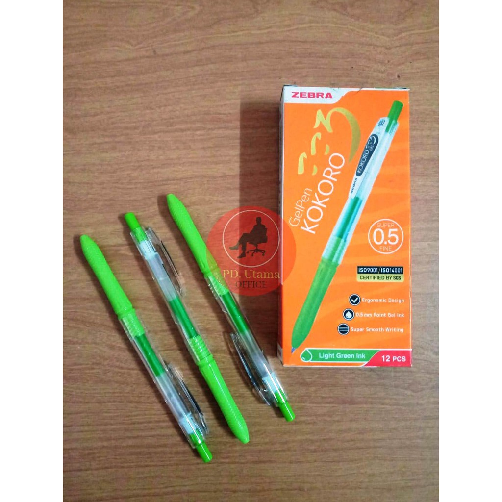 

Pulpen Ballpoint Gel Tulis Warna Kokoro 0,5mm