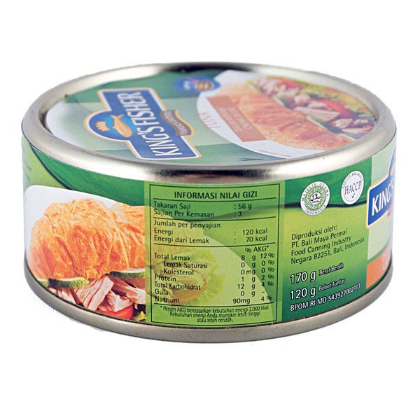 

f0fbfe00 King'S Fisher Tuna Dalam Minyak Nabati Tuna In Oil Daging Tuna Makanan Ds1Gk