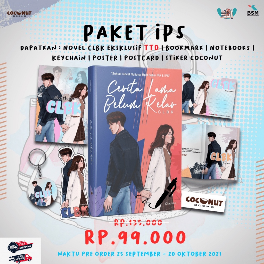 Ready Novel CLBK (Cerita Lama Belum Kelar) sekuel IPS karya Putri Azzahra-2