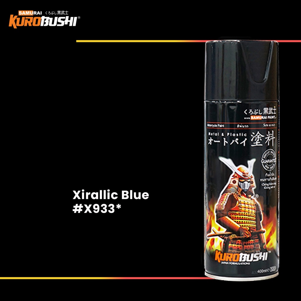 Samuraipaint, Xirallic Blue #X933* Cat Aerosol Kualitas Kompresor