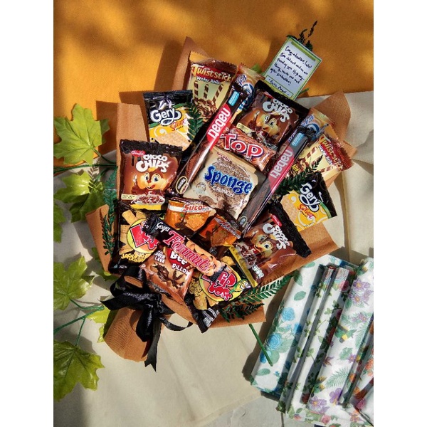 Bucket snack, buket makanan, snack bucket, hadiah snack, snack susun, hadiah ultah, hadiah sidang