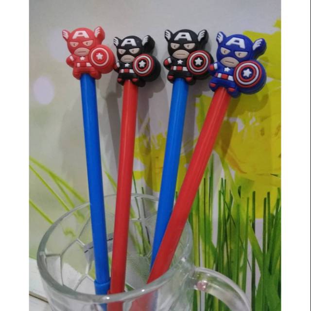

Pulpen Karakter Captain Amerika